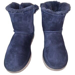 UGG 1006057 Women Mini Bailey Bow II Navy Winter Boot US Size 7 Comfy Outdoor